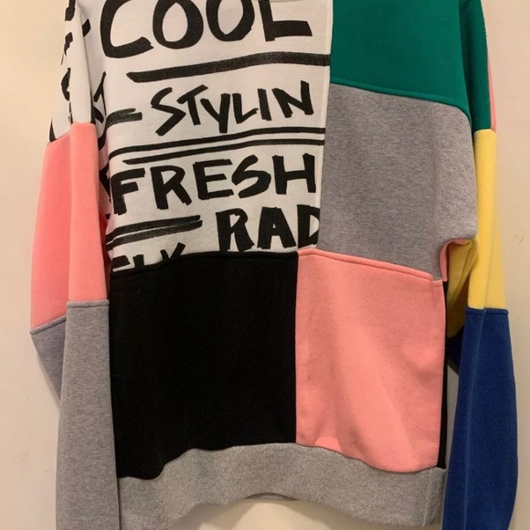 NWOT FASHION NOVA Graphic Crewneck Sweater - Picture 2 of 6